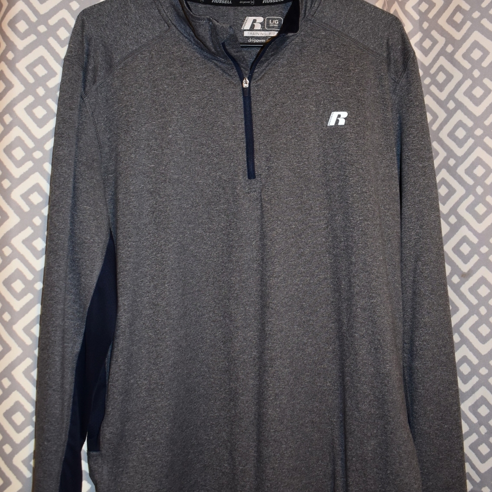 Russell 1/4 zip workout sweater